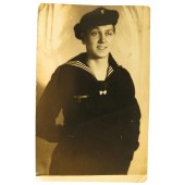 Ritratto in studio di marinai della Kriegsmarine tedesca